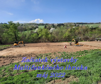 Začiatok výstavby Multifunkčného ihriska a cvičiska pre DHZ