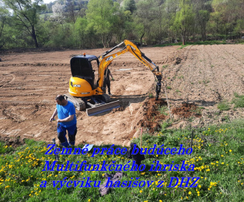 Začiatok výstavby Multifunkčného ihriska a cvičiska pre DHZ