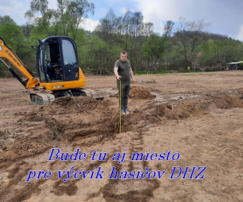 Začiatok výstavby Multifunkčného ihriska a cvičiska pre DHZ