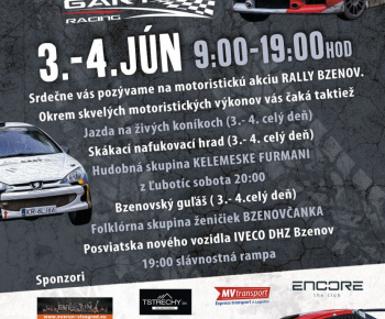 Aktuality / Pozvánka na 1.Rally Bzenov - aktualizované
