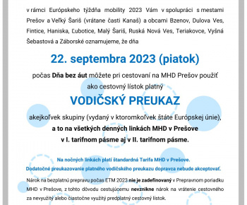 Aktuality / EURÓPSKY TÝŽDEŇ MOBILITY - foto