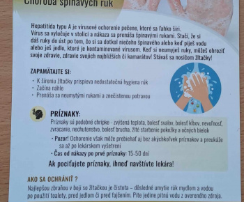 Rozvojový tím v akcii / Prevencia umývania rúk - foto