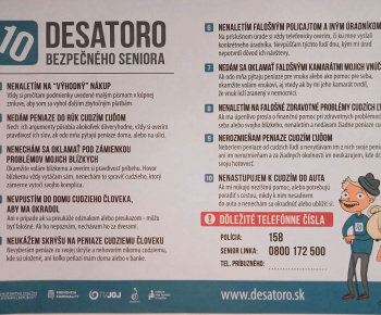 Rozvojový tím v akcii / Ako nenaletieť podvodníkom – rady pre seniorov - foto