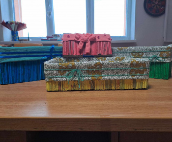 Rozvojový tím v akcii / Výroba dekoračných košíkov - foto