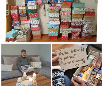 Rozvojový tím v akcii / Koľko lásky sa zmestí do krabice od topánok - foto