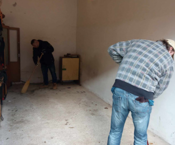 Rozvojový tím v akcii / Usporiadanie a údržba pracovného náradia - foto