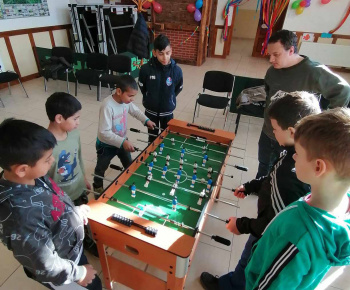 Rozvojový tím v akcii / Stolný futbal - foto