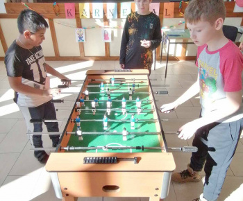 Rozvojový tím v akcii / Stolný futbal - foto