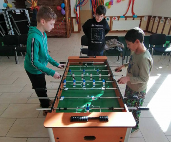 Rozvojový tím v akcii / Stolný futbal - foto