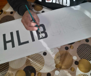 Rozvojový tím v akcii / Vytvorenie informačnej tabule - foto