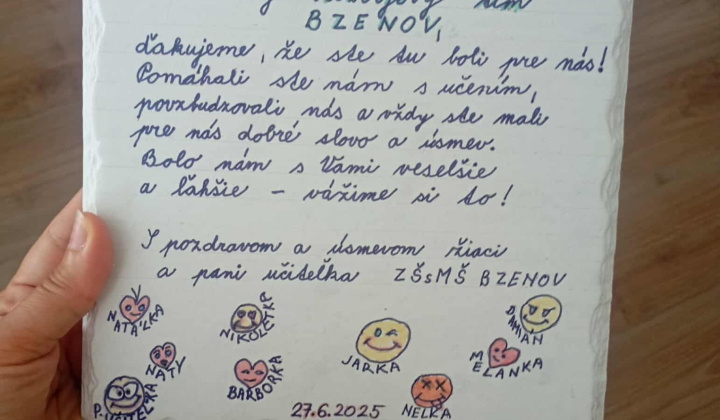 2. fotografia fotogalérie Rozvojový tím v akcii / Vzájomné poďakovanie a ukončenie školského roka - foto