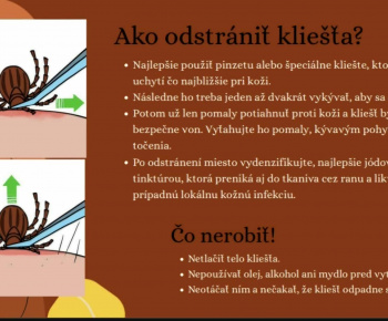 Rozvojový tím v akcii / Kliešť nie je kamarát - foto