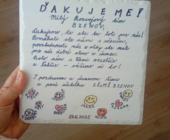 Rozvojový tím v akcii / Vzájomné poďakovanie a ukončenie školského roka - foto