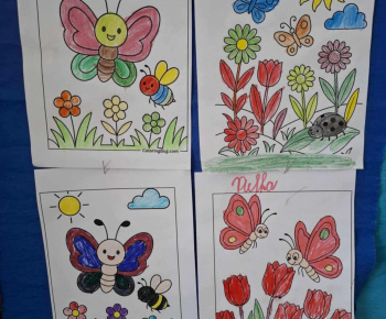 Rozvojový tím v akcii / Farebná lúka rozkvitla aj v našom Mami klube - foto