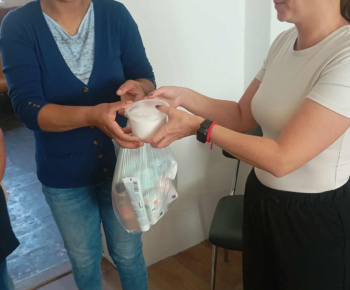 Rozvojový tím v akcii / Hygienická podpora - foto