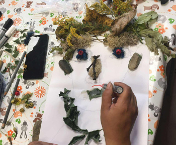 Rozvojový tím v akcii / Maľované lístie – tvorivá a vzdelávacia aktivita - foto