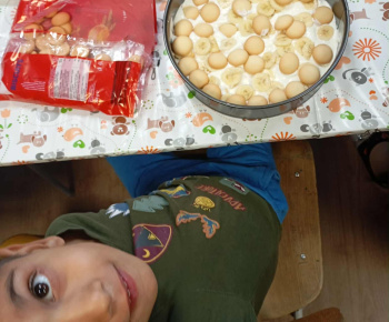 Rozvojový tím v akcii / Ovocná kuchyňa v Mami klube - foto