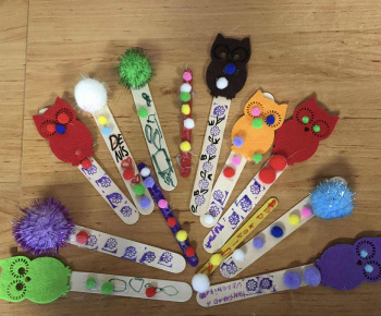 Rozvojový tím v akcii / Záložka pre babku a dedka - foto