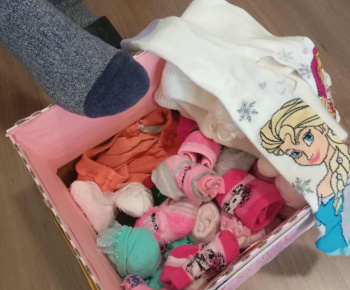 Rozvojový tím v akcii / Ponožky na nôžky - foto