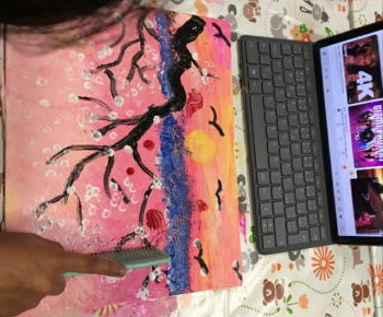 Rozvojový tím v akcii / Umenie v nás – objavovanie tvorivosti netradičnými technikami  - foto