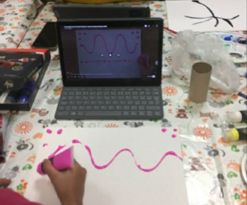 Rozvojový tím v akcii / Umenie v nás – objavovanie tvorivosti netradičnými technikami  - foto