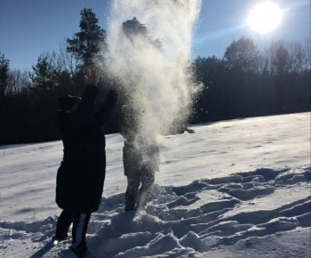 Rozvojový tím v akcii / Zimná krajina očami detí  - foto