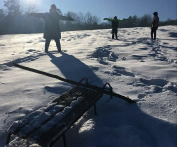 Rozvojový tím v akcii / Zimná krajina očami detí  - foto