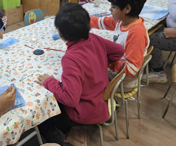 Rozvojový tím v akcii / Zimná krajina očami detí  - foto