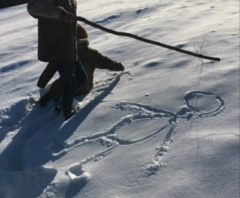 Rozvojový tím v akcii / Zimná krajina očami detí  - foto