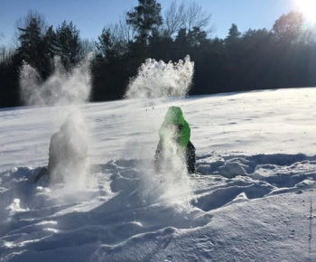 Rozvojový tím v akcii / Zimná krajina očami detí  - foto