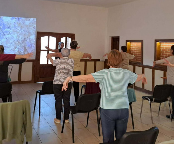 Rozvojový tím v akcii / Cvičenie pre seniorov - foto