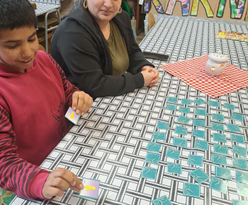 Rozvojový tím v akcii / Písmenkové pexeso  - foto