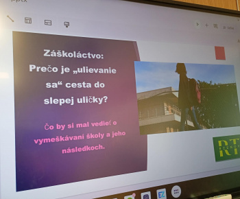 Rozvojový tím v akcii / Nástrahy záškoláctva - foto
