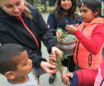 Rozvojový tím v akcii / Malí objavitelia v jarnom lese  - foto