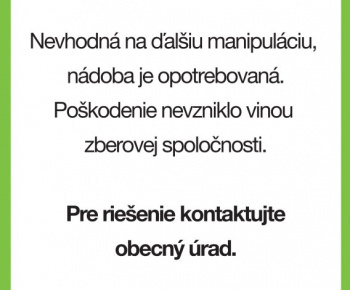 Aktuality / Dôležitá správa pri vývoze komunálneho odpadu - foto