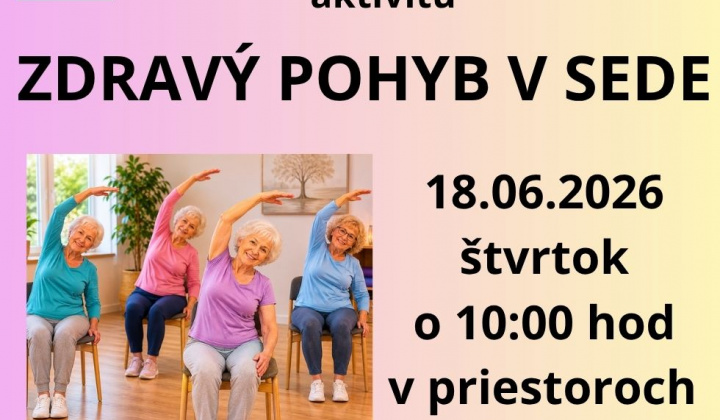 Fotka - Zdravý pohyb v sede