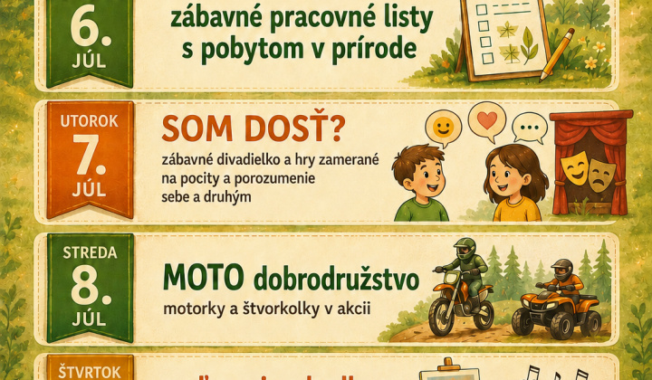 Fotka - Prázdninové aktivity v RT Bzenov
