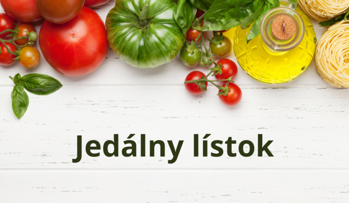 Fotka - Jedálny lístok
