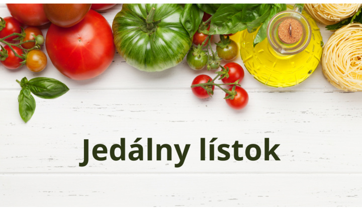 Jedálny lístok 08.06.2026 - 12.06.2026