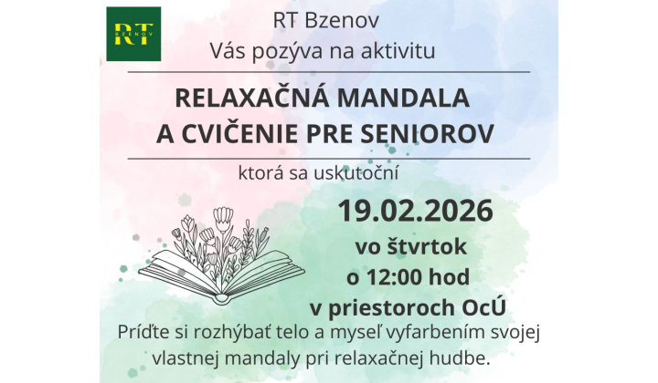 Relaxačná mandala a cvičenie pre seniorov