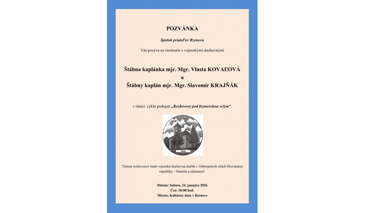 Rozhovory pod bzenovskou vežou