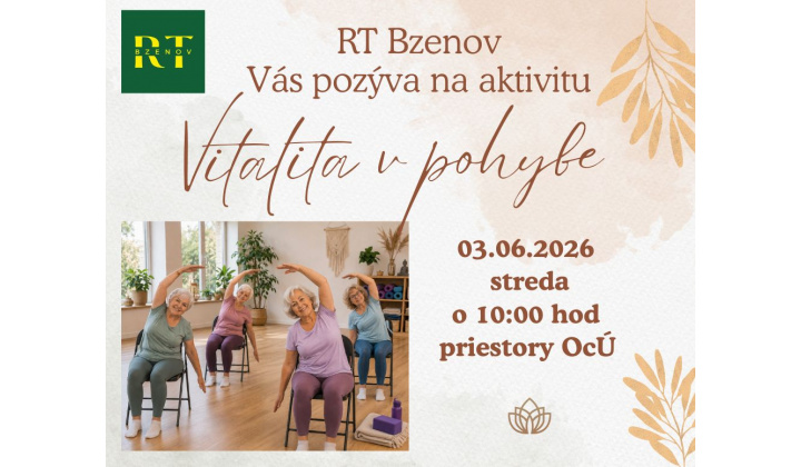 Vitalita v pohybe
